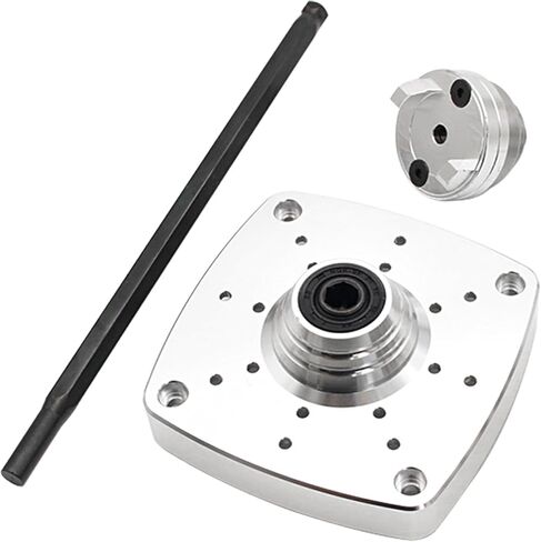 FLMLF CNC Roto Starter مع كتلة مركزية فضية لـ 23-30cc 1/5 RC HPI Baja 5B 5T 5SC FG LOSI RC قطع غيار السيارات in Kuwait