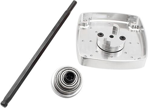 FLMLF CNC Roto Starter مع كتلة مركزية فضية لـ 23-30cc 1/5 RC HPI Baja 5B 5T 5SC FG LOSI RC قطع غيار السيارات in Kuwait