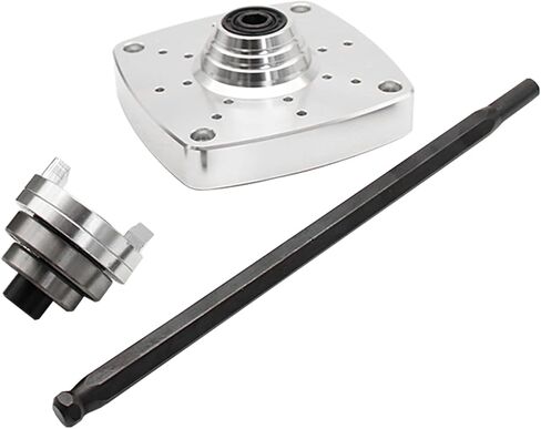 FLMLF CNC Roto Starter مع كتلة مركزية فضية لـ 23-30cc 1/5 RC HPI Baja 5B 5T 5SC FG LOSI RC قطع غيار السيارات in Kuwait