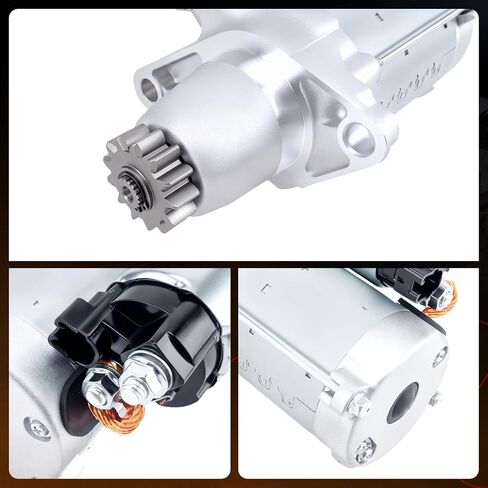 17825 New Starter Motor Compatible with 02-17 Toyota Camry Avalon Highlander Sienna RAV4 Lexus ES300 ES350 RX330 RX350 Scion XB TC 2.4L 3.0L 3.5L # 228000-9900 428000-4100 in Saudi Arabia