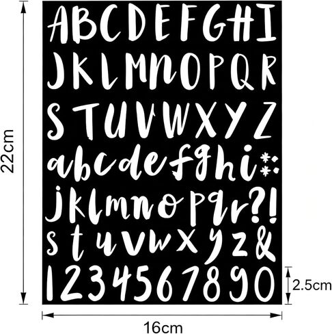 Alphabet Stickers, 900 Pcs, 12 Sheets Vinyl Self-Adhesive Letter Number Stickers, Multicolor ABC Number Labels for Mailbox, Door, Sign, Notebook, Classroom Decor, DIY Crafts Art Making in Saudi Arabia