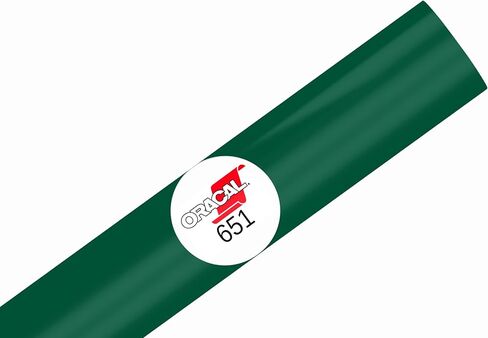فينيل دائم لامع من ORACAL 651 مقاس 12 بوصة × 10 أقدام - أخضر غابة in Kuwait