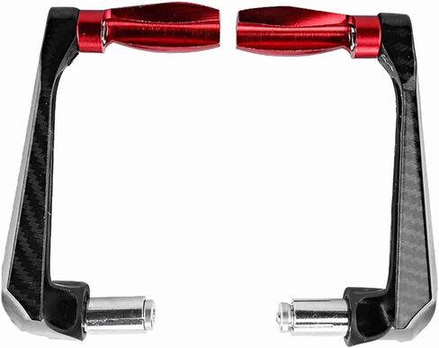 7/8inch Universal Motorcycle Handlebar Brake Protector, Aluminum Alloy Brake Handlebar Guard (Red) in Saudi Arabia