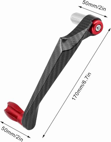 7/8inch Universal Motorcycle Handlebar Brake Protector, Aluminum Alloy Brake Handlebar Guard (Red) in Saudi Arabia
