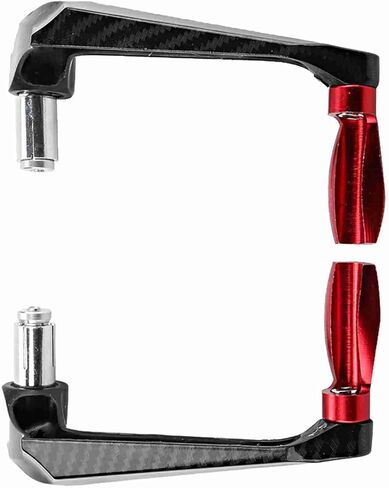 7/8inch Universal Motorcycle Handlebar Brake Protector, Aluminum Alloy Brake Handlebar Guard (Red) in Saudi Arabia
