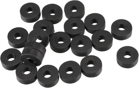 20Pcs 3mm-30mm ID Rubber Grommet Flat Rubber Ring Sealing Gaskets Plumbing Faucet Washers Seal Accessories Hose Gasket(IDxODxT 12x25x3mm) in Saudi Arabia
