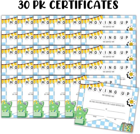 الانتقال لأعلى شهادة الترقية 30pk 8.5x11 "الاعتراف بالتخرج PreK الرعاية النهارية مقدمي معلمي رياض الأطفال فصول دراسية متصاعدة إشعار الوالدين in Kuwait