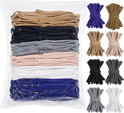 Kifmurase 800 Pcs Refill Loops for 7-Inch Weaving Loom 8 Colors Loom Loops for Potholder Making, Elastic Nylon Weaving Loop Craft Flexible Loom Bands for Adult DIY Projects Gifts in Kuwait