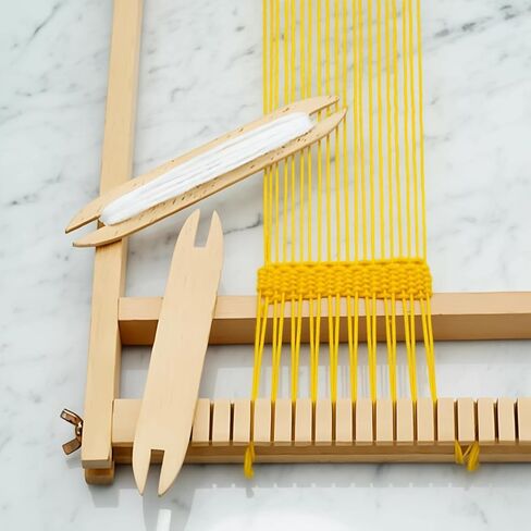 6 Pcs Beech Wood Weaving Shuttles, Large 11.81 x 0.98 in / 11.81 x 0.98 in / 30 x 2.5 cm Small 5.91 x 0.94 in / 15 x 2.4 cm Smooth Sticks for DIY Tapestry Loom Craft, Crochet Knitting Tool Set in Saudi Arabia