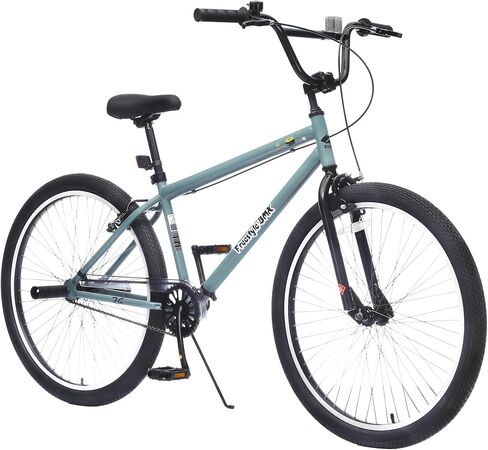 MEGHNA 26 inch Mountain Bike Single Speed Unique BMX Style Handlebar Bicycle V - Brake and Caliper Brake Mountain Bike for Teens Junior Unisex Adult to Going to School, Hanging Out, Short Trip in Saudi Arabia