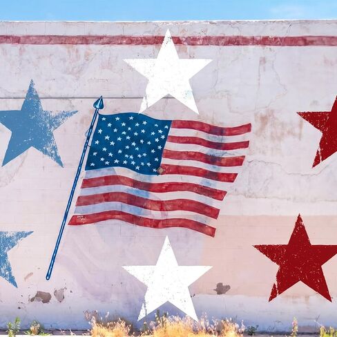 Sintuff 6 Pcs 4th of July 25 Inch Large Star Stencils for Painting 250th Anniversary Patriotic Star Stencil Craft on Yard and Lawn Reusable Plastic Drawing Template for Independence Day DIY Home Decor in Kuwait