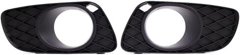 Exterior Accessories - Front Bumper Fog Light Cover Grilles L+R Compatible with 07-14 Smart Car Fortwo 451 Mk2 in Kuwait