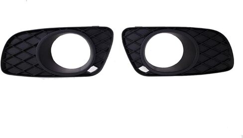 Exterior Accessories - Front Bumper Fog Light Cover Grilles L+R Compatible with 07-14 Smart Car Fortwo 451 Mk2 in Kuwait