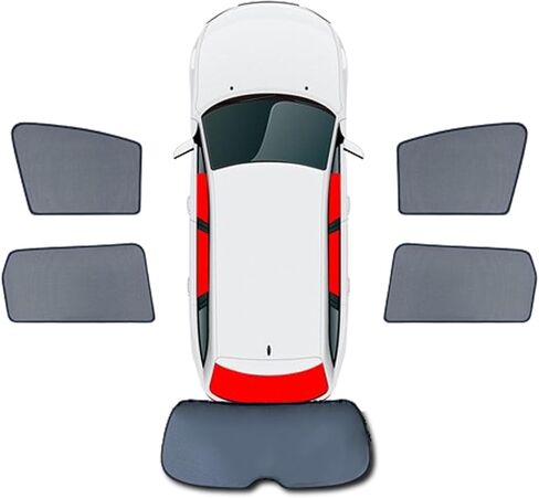 Car Window Shades for Subaru Impreza Sedan 2016-2018, Breathable Mesh Sun Shield Car Window Shade Sunshades Privacy Curtains Heat Block Car Side Window Sun Shade,7pcs Wholecar in Saudi Arabia