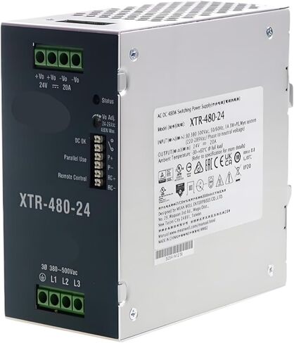 480W AC/DC 3 Input Three-Phase Switching Power Supply XTR-480-12 XTR-480-24 XTR-480-36 XTR-480-48XTR-480-24LA(XTR-480-36) in Saudi Arabia