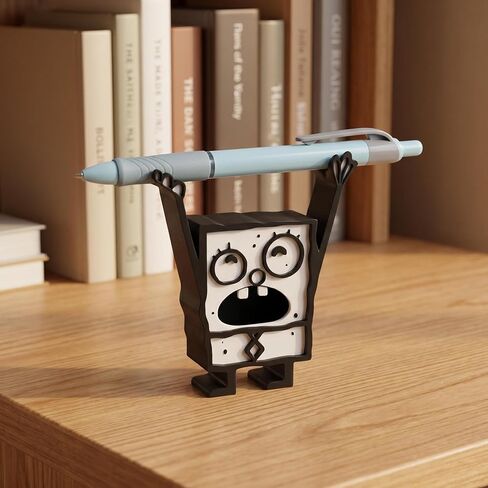 2 Pack Desk Bob Pen Holder, Creative Weightlifting Bob Pencil Stand Holder, Bob Pencil Holder Stand for Pen Storage, Desk Organizers and Accessories, Cute Office Decor for Small Items at Home, School, in Saudi Arabia