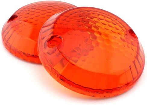 2pcs Amber Turn Signal Light Lens Cover Indicator Covers Bezels Replacement for Suzuki Cruisers Intruder Marauder GZ250 VX 800 GSF400 GSX1100G Savage 1986-2003 in Kuwait