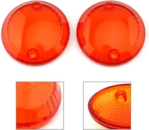 2pcs Amber Turn Signal Light Lens Cover Indicator Covers Bezels Replacement for Suzuki Cruisers Intruder Marauder GZ250 VX 800 GSF400 GSX1100G Savage 1986-2003 in Kuwait