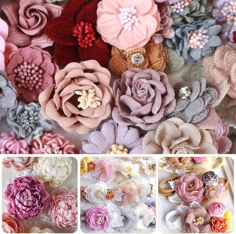 1100 Pcs Flower Stamens, 2mm Artificial Stamens, Double Heads Stamen for Flower Making, 11 Colors, Floral Stamen for Wedding Bouquet Party Decoration Scrapbook in Kuwait