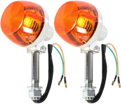 حقيقي 2X بدوره مصباح إشارة 12 مللي متر 12 فولت لهوندا CT70 CT90 XL100 CB350 CM400 CB450 جديد OEM-جودة استبدال الجزء in Kuwait
