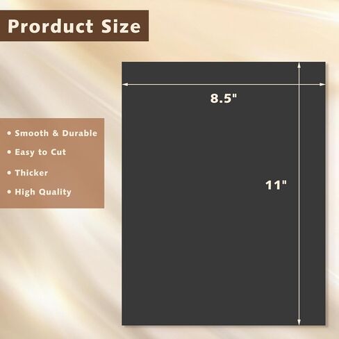 لوح إسفنجي Frametory مقاس 8.5 × 11 × 1/8 بوصة - 12 حزمة - لوح ملصقات أسود، خالي من الأحماض، مزدوج الجوانب، صلب، لوح إسفنجي للتركيب والحرف اليدوية ومطبوعات اللوحات والفنون والعرض والعروض التقديمية والمشروعات in Kuwait