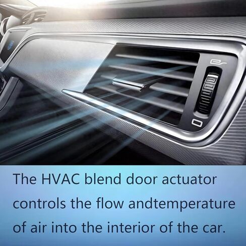 HVAC Heater Blend Door Actuator Direct Fit Replacement for Chevy Silverado Suburban Tahoe, GMC Sierra Yukon XL, Cadillac Escalade, Hummer H2, Buick, Pontiac 89018365 52402588/598/612 16163982 in Saudi Arabia