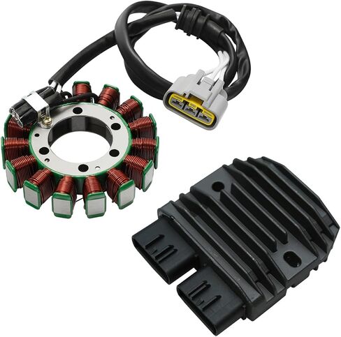 TCT-MOTORPARTS Voltage Regulator Rectifier+Generator Magneto Stator Coil Fits For Yamaha YZF R1 YZFR1 YZF-R1 2009-2014 2013 in Kuwait