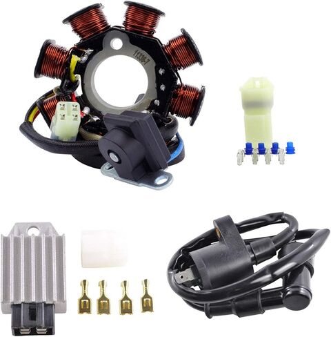 طقم استبدال RMSTATOR الجزء الثابت + مقوم المنظم + ملف الإشعال الخارجي لـ Polaris Outlaw 50 2008-2019 | الخارج عن القانون 90 | المفترس 50 | رياضي 90 2007-2020 0454949 in Kuwait