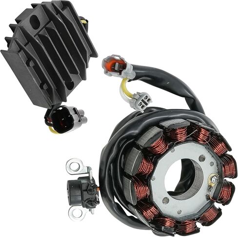 Caltric Stator and Regulator Rectifier Compatible With Yamaha Yfz450 Yfz-450 Special Edition 2005-2008 New in Kuwait