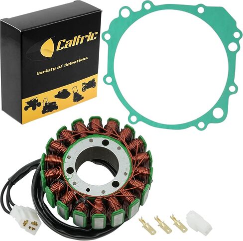 Caltric Stator and Gasket Compatible With Suzuki GSX-R750 GSXR750 1996 1997 1998 1999 in Kuwait