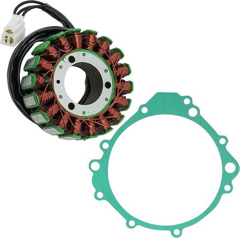 Caltric Stator and Gasket Compatible With Suzuki GSX-R750 GSXR750 1996 1997 1998 1999 in Kuwait