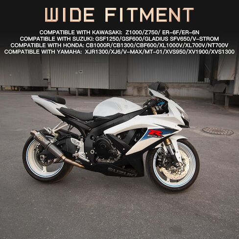 مرايا نهاية شريط قابلة للتعديل عالمية لمقود 7/8 بوصة (22 مم)، متوافقة مع Honda GROM، Yamaha MT Series MT-03/07/09، Kawasaki Z Series Z125/Z650/Z900 (أسود) in Kuwait