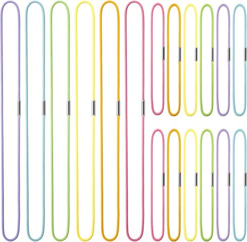 30 Pcs Colorful Elastic Bands for Notebooks 7 in & 3.5 in Journal Elastic Closure Loops, Replacement Straps for Travel Journals Planners A5 & Passport Size Notebook Refills Accessories in Saudi Arabia