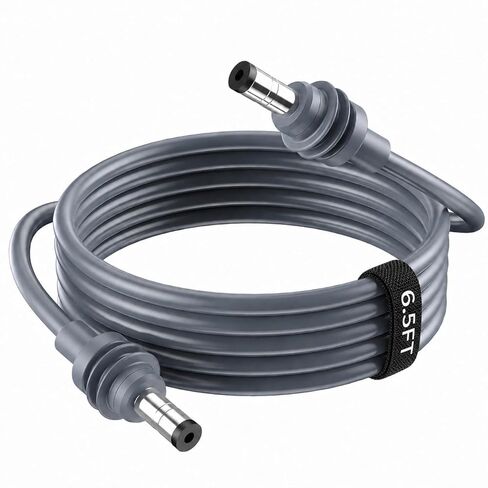 كابل طاقة Starlink Mini، كابل Starlink Mini بديل لطاقة Starlink Mini DC، سلك شحن DC خارجي مقاوم للماء بطول 16.4 قدم/5 متر رمادي in Saudi Arabia