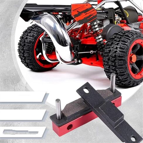 متوافق مع HPI لـ KM لـ Baja 5B SS 1/5 RC ترقية قطع غيار الغاز ملحقات استبدال مجموعة وسائد الفرامل من سبائك CNC 85201-برتقالي ملحقات أجزاء السيارة RC in Kuwait