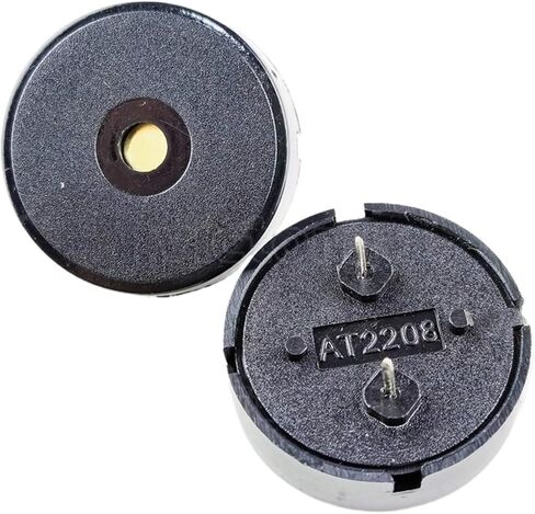 20PCS in line Buzzer AT2208 22 * 8MM 2208 Passive Piezoelectric Integration Electronic Digital Medical Toy Microphone in Saudi Arabia