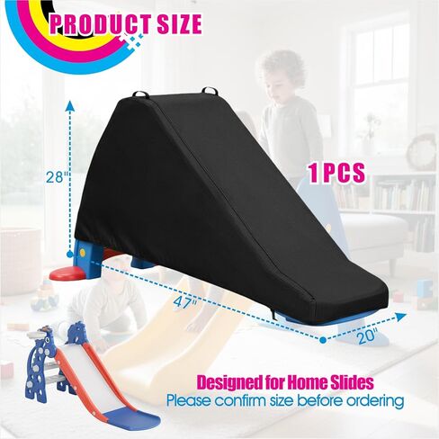 Toddler Slide Cover, Fit for Kids Slide & Climber, Waterproof Dust Proof Anti-UV Outdoor Playset Toy Cover (Cover Only) in Saudi Arabia