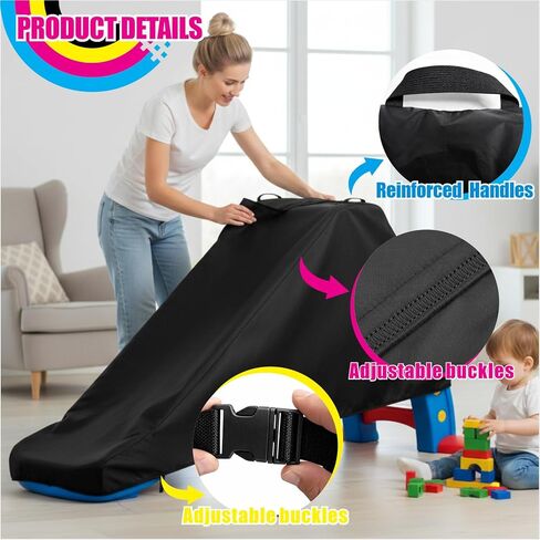 Toddler Slide Cover, Fit for Kids Slide & Climber, Waterproof Dust Proof Anti-UV Outdoor Playset Toy Cover (Cover Only) in Saudi Arabia