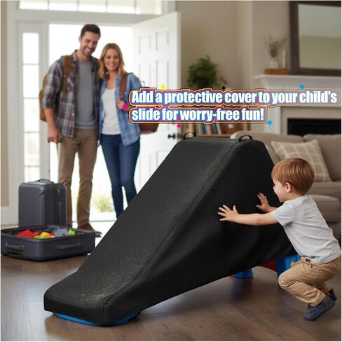 Toddler Slide Cover, Fit for Kids Slide & Climber, Waterproof Dust Proof Anti-UV Outdoor Playset Toy Cover (Cover Only) in Saudi Arabia