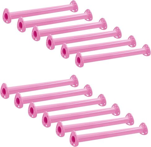 16 inch Monkey Bars Kit for Kids Backyard Outdoor Indoor Ladder Rungs Monkeybars Freestanding Monkey Bars Pink (12 Pack) in Saudi Arabia