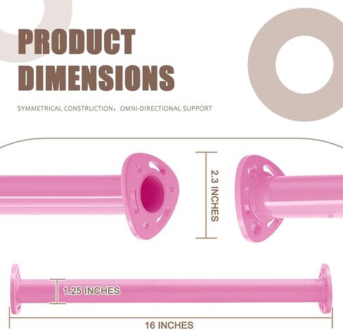 16 inch Monkey Bars Kit for Kids Backyard Outdoor Indoor Ladder Rungs Monkeybars Freestanding Monkey Bars Pink (12 Pack) in Saudi Arabia