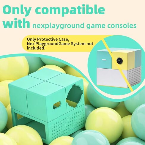 Silicone Protective Case for Nex Playground Console, Anti-Scratch Machine Cover with Precision Lens Cutout, Shockproof Sleeve for Active Home Gaming, Teal (1 Pack, Console Not Included) in Kuwait