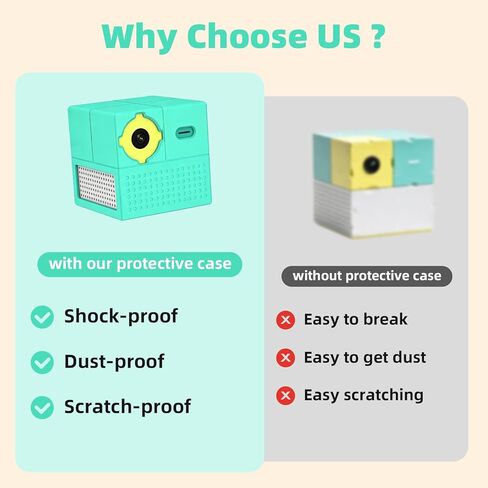 Silicone Protective Case for Nex Playground Console, Anti-Scratch Machine Cover with Precision Lens Cutout, Shockproof Sleeve for Active Home Gaming, Teal (1 Pack, Console Not Included) in Kuwait