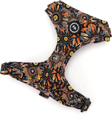 Angie and Allie Organic Cotton Dog Harness,No Pull Pet Harness with Leash D-Ring,Adjustable Soft Padded Dog Vest,Comfortable,Sustainable,Breathable and Stylish for Your Canine Companion in Saudi Arabia