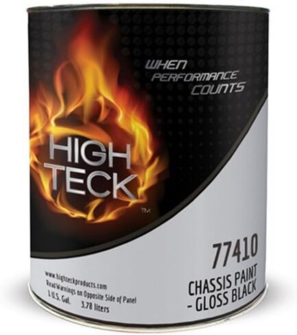 High Teck Products 77410-1 Chassis Paint, 1 gal, Gloss, Black, Liquid in Kuwait