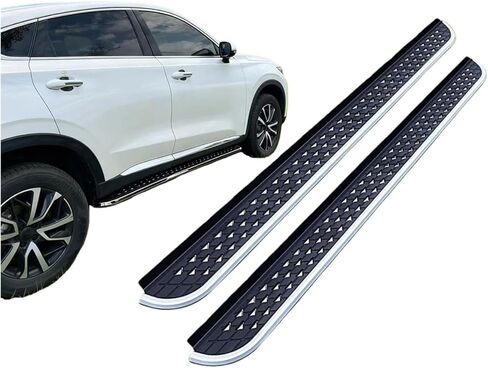 2 قطعة متوافقة مع BYD Sealion 7 2024 2025 لوحة الجري الجانب خطوة Nerf Bar ملحقات السيارة (مع الأقواس) in Kuwait