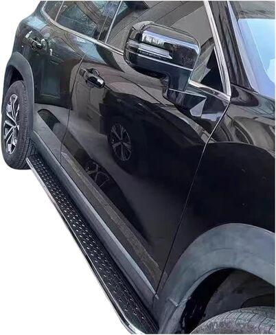 2 قطعة متوافقة مع BYD Sealion 7 2024 2025 لوحة الجري الجانب خطوة Nerf Bar ملحقات السيارة (مع الأقواس) in Kuwait