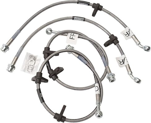 طقم خرطوم فرامل مثبت بمسامير مباشر من Edelbrock/Russell 684850 in Kuwait