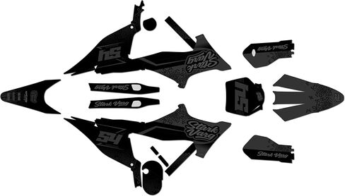 Graphics Kit for Stark Future-Varg Electric Dirt Bike (All Years) Fatality Series Smoke 16 Mil - Dirt Bike Custom Racing Graphics Decals Stickers Kit, no-Plastics in Kuwait