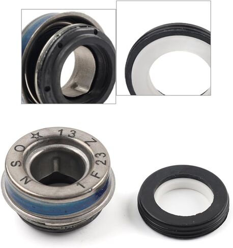 Water Pump Mechanical Seal Kit Black & Silver Stainless Steel & Rubber for Kawasaki VN1500 VN750 VN800 VN400 in Kuwait